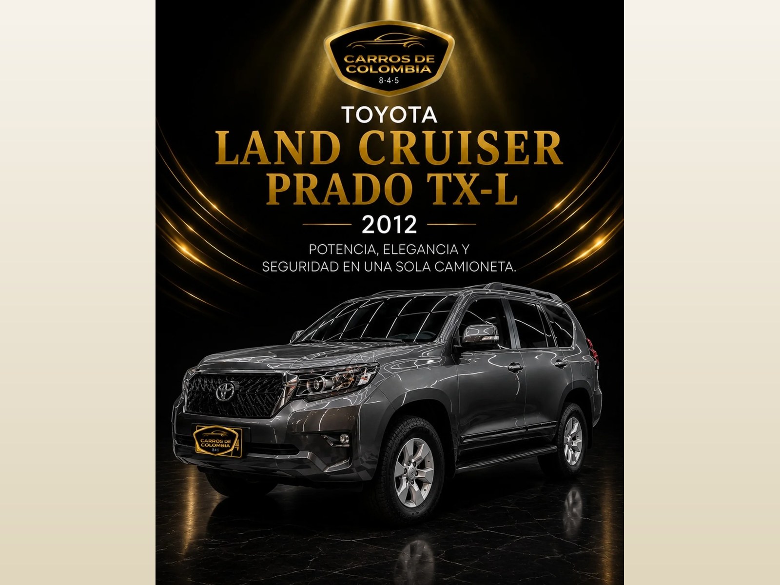 Toyota Land Cruiser Prado TX-L blindada nivel II foto 1