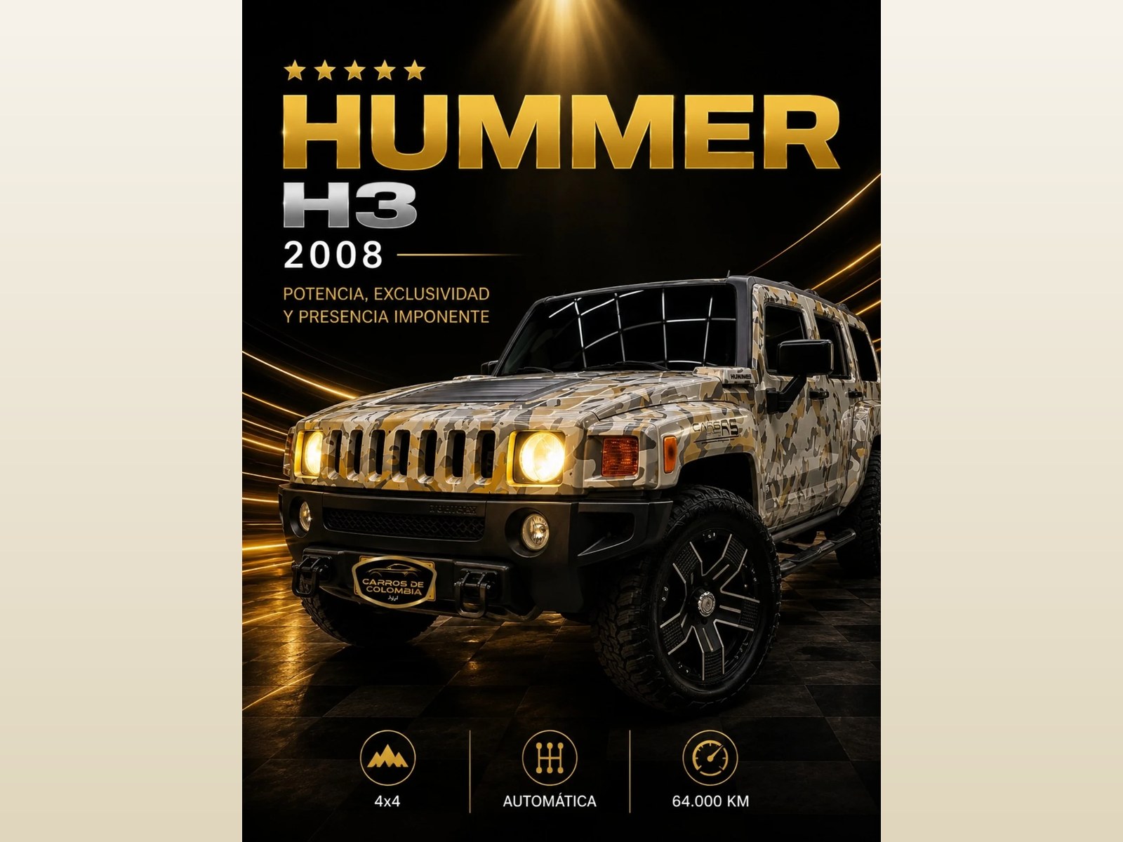 Hummer H3 3.4L 4x4 foto 1