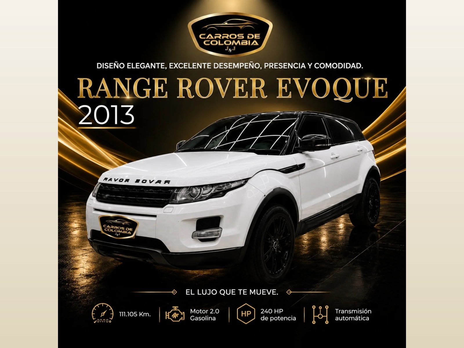 Land Rover Range Rover Evoque 2.0 Gasolina foto 1